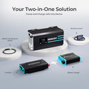 Inversor cargador Renogy 12V 2000W, 100~120Vac ajustable (NUEVO)