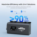 Inversor cargador de frecuencia eléctrica Renogy 12V 3000W, ajustable de 100 a 120Vac