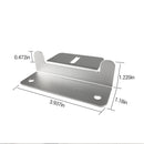 Renogy RNG-MTS-ZB - Renogy RNG-MTS-ZB Solar Panel Mounting Z Bracket Mount Supporting for RV, Roof, Boat, Set of 4 Units