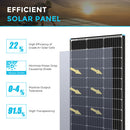 Panel solar rígido Renogy de 100 W (NUEVO)