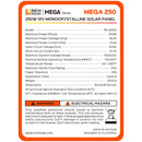 Rich Solar MEGA 250 | 250 Watt Solar Panel
