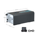 Inversor cargador Renogy 12V 3000W, 100~120Vac ajustable (NUEVO)