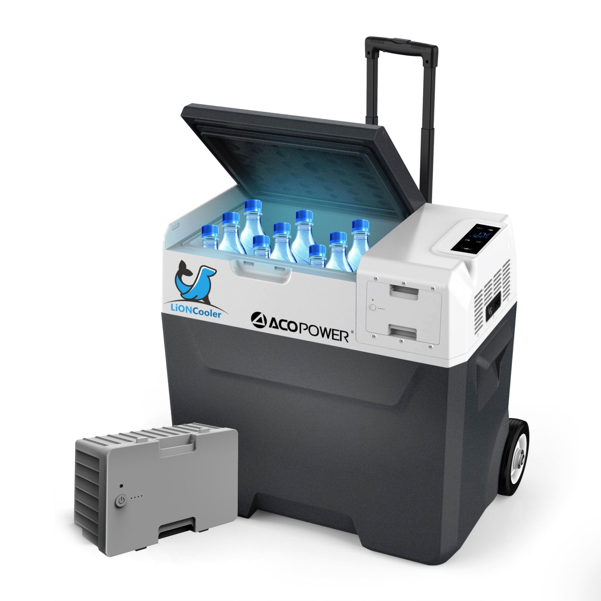Acopower 50L/52Quarts Fridge Battery Combo | Wellbots | Free shipping