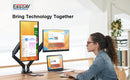 ErgoAV-Ergolink dual arm monitor mount with built in USB-C docking station for up to dual 35" monitors