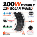 Rich Solar MEGA 100 FLEX | 100 Watt Flexible Solar Panel