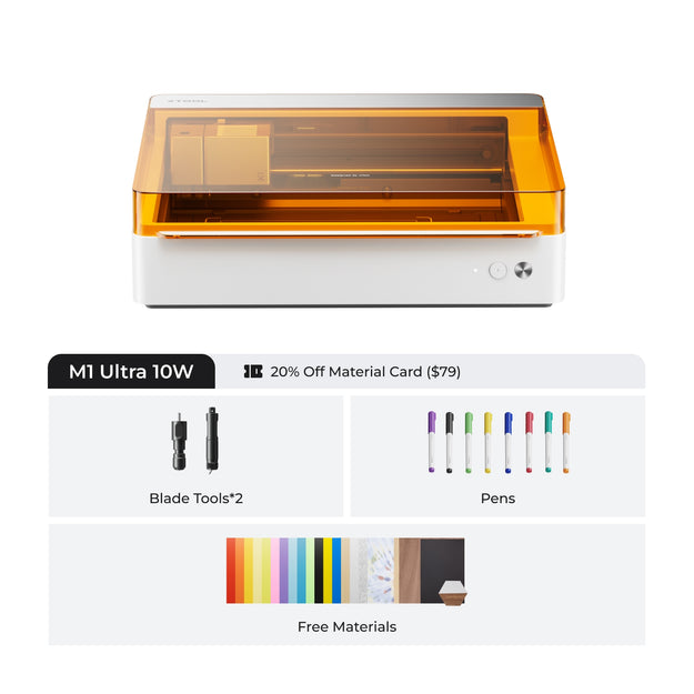 xTool M1 Ultra 10W　ベーシックキット xTool M1 Ultra 10W basic | Wellbots | Free Shipping