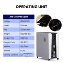 Airvida Ultra  1.3-2.0 ATA Hard Shell Lying Hyperbaric Chambers