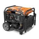 Generador inversor portátil Genmax GM6000XiE de 6000 W, con motor de alta velocidad a gas y marco abierto con arranque eléctrico