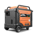 Generador inversor portátil Genmax GM9000iED, motor portátil de combustible dual súper silencioso de 9000 W con capacidad paralela