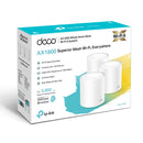 Sistema de Wi-Fi 6 en malla para toda la casa Tp-Link AX1800 (paquete de 3)