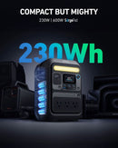 Anker SOLIX C200X Portable Power Station 230Wh/300W