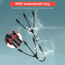 BougeRV Solar Y Branch Connector 1 to 3(M/FFF and F/MMM)