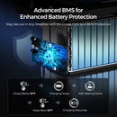 Renogy Deep Cycle 12V 300Ah Core lithium battery with self-heating function