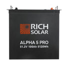 Rich Solar ALPHA 5 PRO | 51.2V 100Ah LiFePO4 Battery