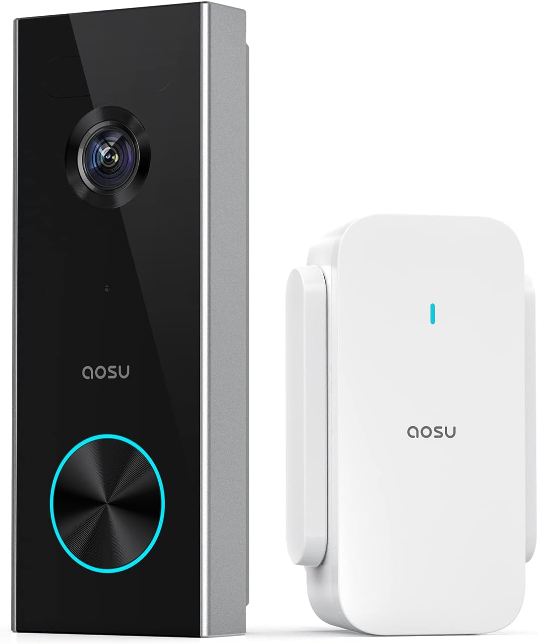 半額✨AOSU Video Doorbell ドアベル 防犯 未使用 AOSU V8P Wireless 2K Battery Powered Video Doorbell Camera