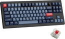 Keychron V3 Max Swappable RGB Backlight Red Switch Keyboard - Black - Knob Version