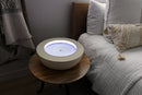 Mesa de arena meditativa Homedics Drift de 21" en color crema