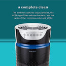 Purificador de aire tipo torre 5 en 1 Homedics TotalClean, color negro para habitaciones pequeñas