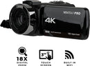 Vivitar 4K Camcorder w/ 3" Rotational LCD