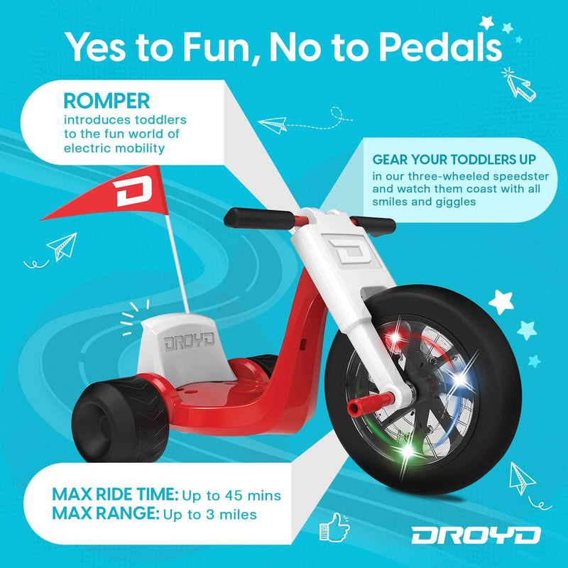 Droyd Romper Electric Trike for kids