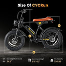 CycRun Vintage Moped Electric Bike