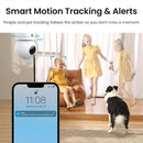 Cámara de seguridad AOSU 2K para interiores, monitor para bebés y mascotas - C2E2BH11