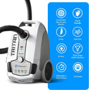 Prolux Tritan Canister Vacuum with Sealed HEPA Filtration and 12 Amp Motor