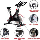 Sunny Health & Fitness Premium Indoor Cycling Smart Stationary Bike with Exclusive SunnyFit App Enhanced Bluetooth Connectivity