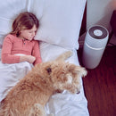 Purificador de aire tipo torre 5 en 1 Homedics TotalClean PetPlus, color blanco
