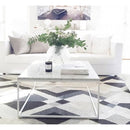 Marble Coffee Table Square Polished and Eased Edge