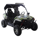 TrailMaster Challenger 200X Go Kart UTV Side by Side, with Alloy Wheels, Windshield and LED Light Bar