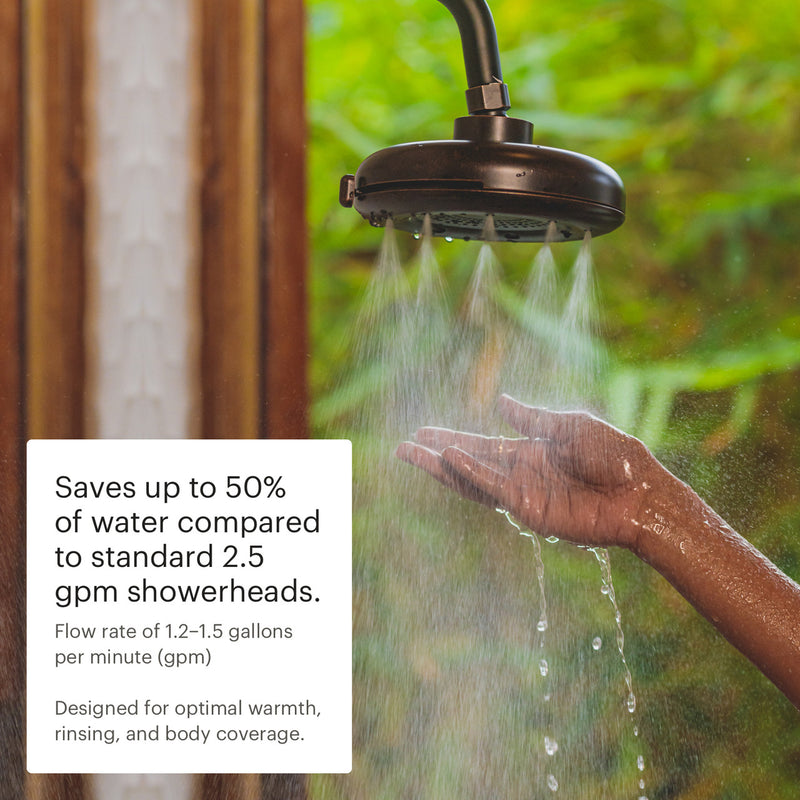 Brondell Nebia Corre Four-Function Fixed Shower Head