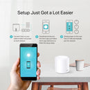 Sistema de Wi-Fi 6 en malla para toda la casa Tp-Link AX1800 (paquete de 3)