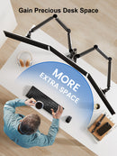 ErgoAV- Gas spring monitor mount for triple monitors