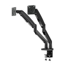 ErgoAV-Ergolink dual arm monitor mount with built in USB-C docking station for up to dual 35" monitors