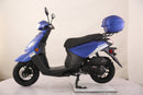TrailMaster Flash 50cc Street Scooter, CVT Automatic, LED Lights, Rear Trunk Included