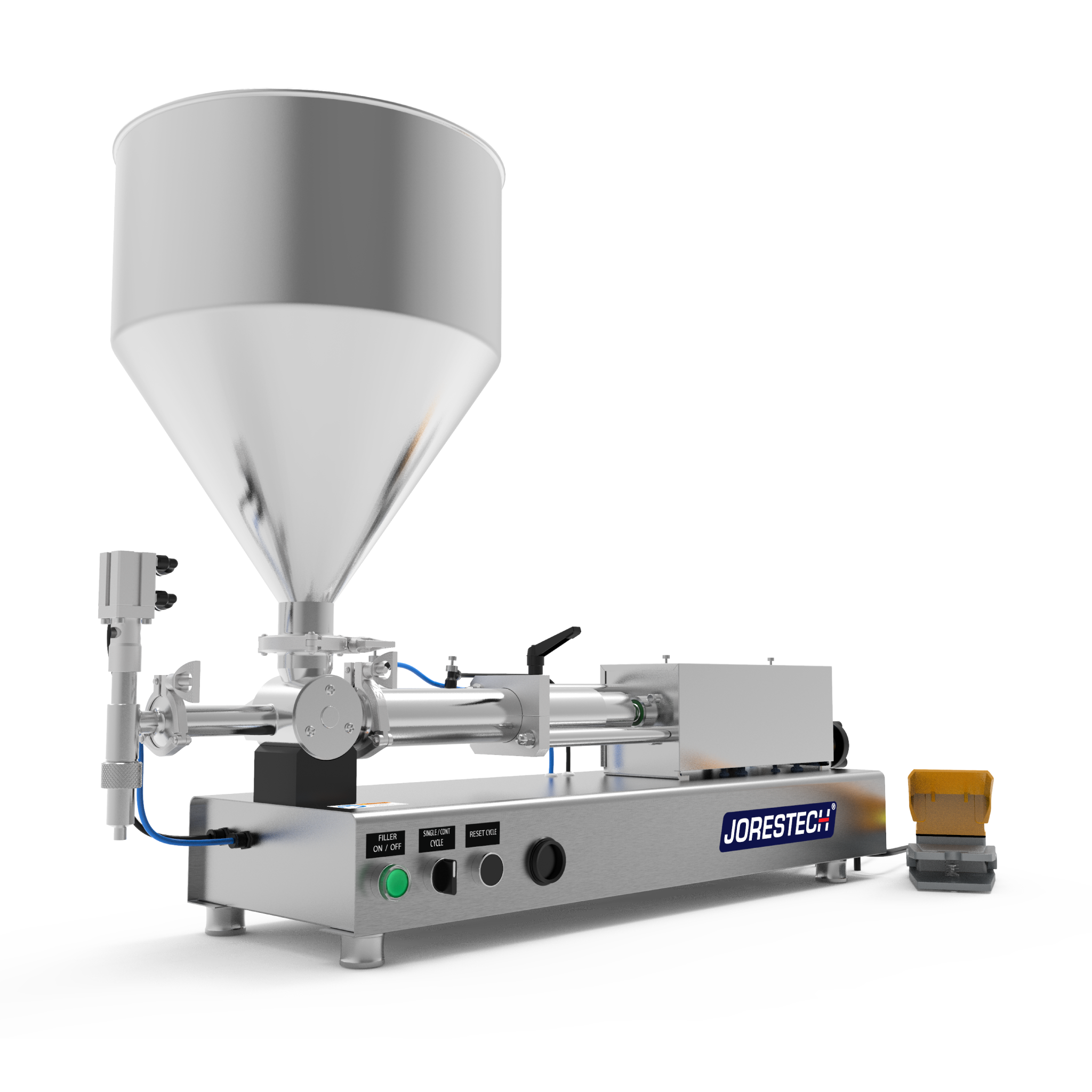 High Viscosity Tabletop Paste Piston Filler 316 SS 500ml