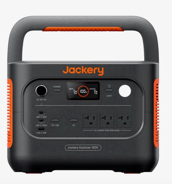 Jackery Explorer 1500 v2 Portable Power Station| Wellbots