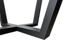 Simple Metal Table Base/Legs Matte Black