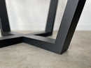 Simple Metal Table Base/Legs Matte Black