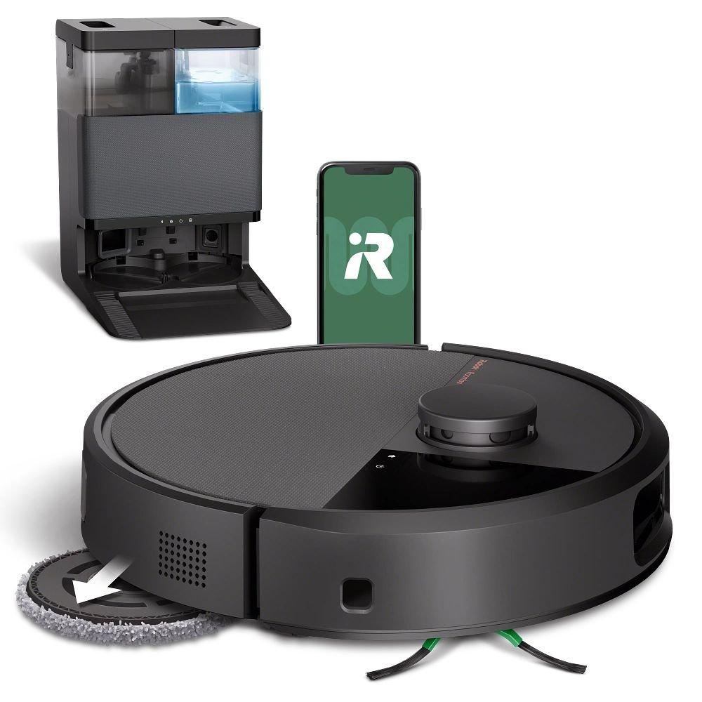 2025年 Roomba Plus 406 Comboロボット+AutoWash iRobot Roomba Plus 405 Combo Robot Vacuum & Mop + AutoWash Dock, 2