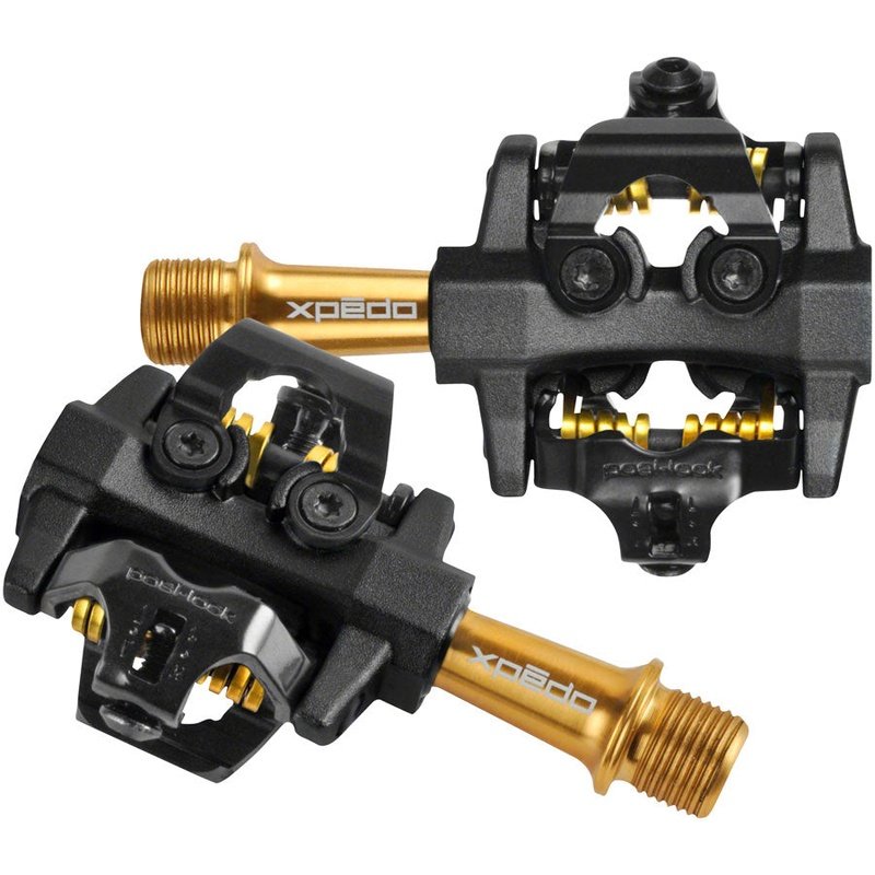 gold spd pedals Xpedo CXR Pro Clipless Pedals