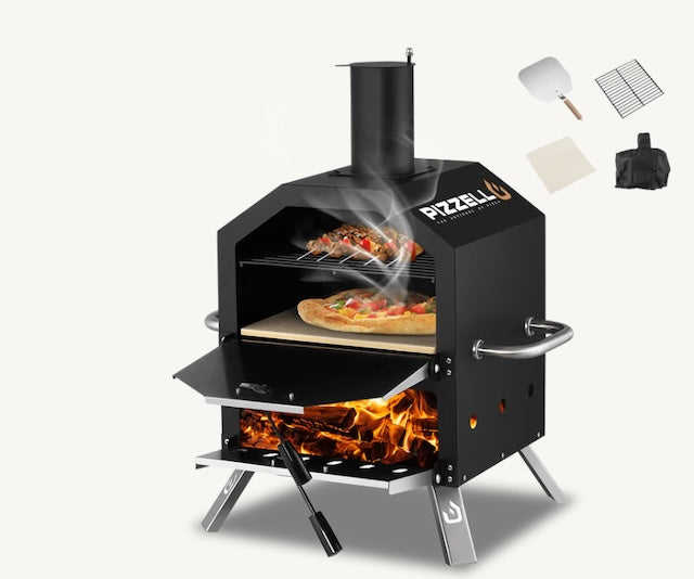 pon2pan2☆オーダー☆ビビココ Pizzello Freestanding Two layers Wood Fired Pizza Oven | Wellbots