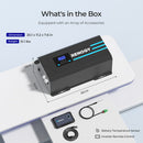 Inversor cargador Renogy 12V 2000W, 100~120Vac ajustable (NUEVO)
