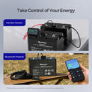 Renogy RBT100LFP12S - 12V 100Ah Smart Lithium Iron Phosphate Battery