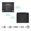 Renogy RNG-BATT-LFP-12-50 - Lithium-Iron Phosphate Battery 12 Volt 50Ah