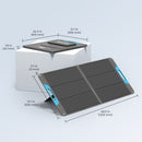 Panel solar portátil Renogy de 100 W