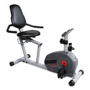 Bicicleta reclinada inteligente magnética Sunny Health & Fitness con aplicación exclusiva SunnyFit y conectividad Bluetooth mejorada -
