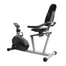 Bicicleta reclinada inteligente magnética Sunny Health & Fitness con aplicación exclusiva SunnyFit y conectividad Bluetooth mejorada -