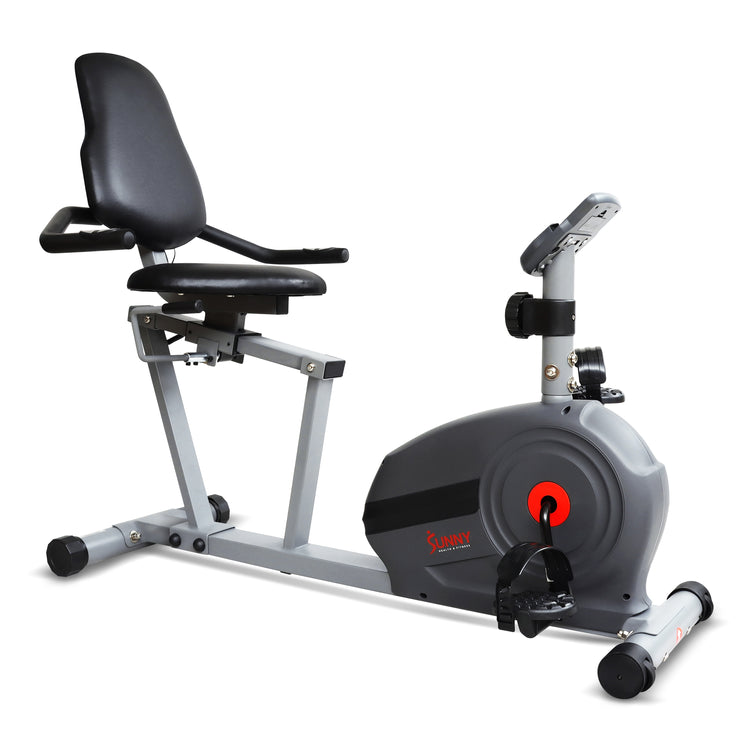 stationary recumbent bicycle Sunny Health & Fitness Magnetic Smart Recumbent Bike with Exclusive  SunnyFit App Enhanced Bluetooth Connectivity - SF-RB422903 | Wellbots